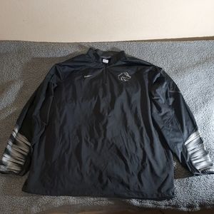 DAVIS KOETTER BOISE STATE FOOTBALL TEAM-ISSUED QUARTER-ZIP UP Windbreaker